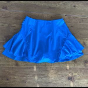 Lucky In Love Turquoise Flowy Pleated Atletic Tennis Skort